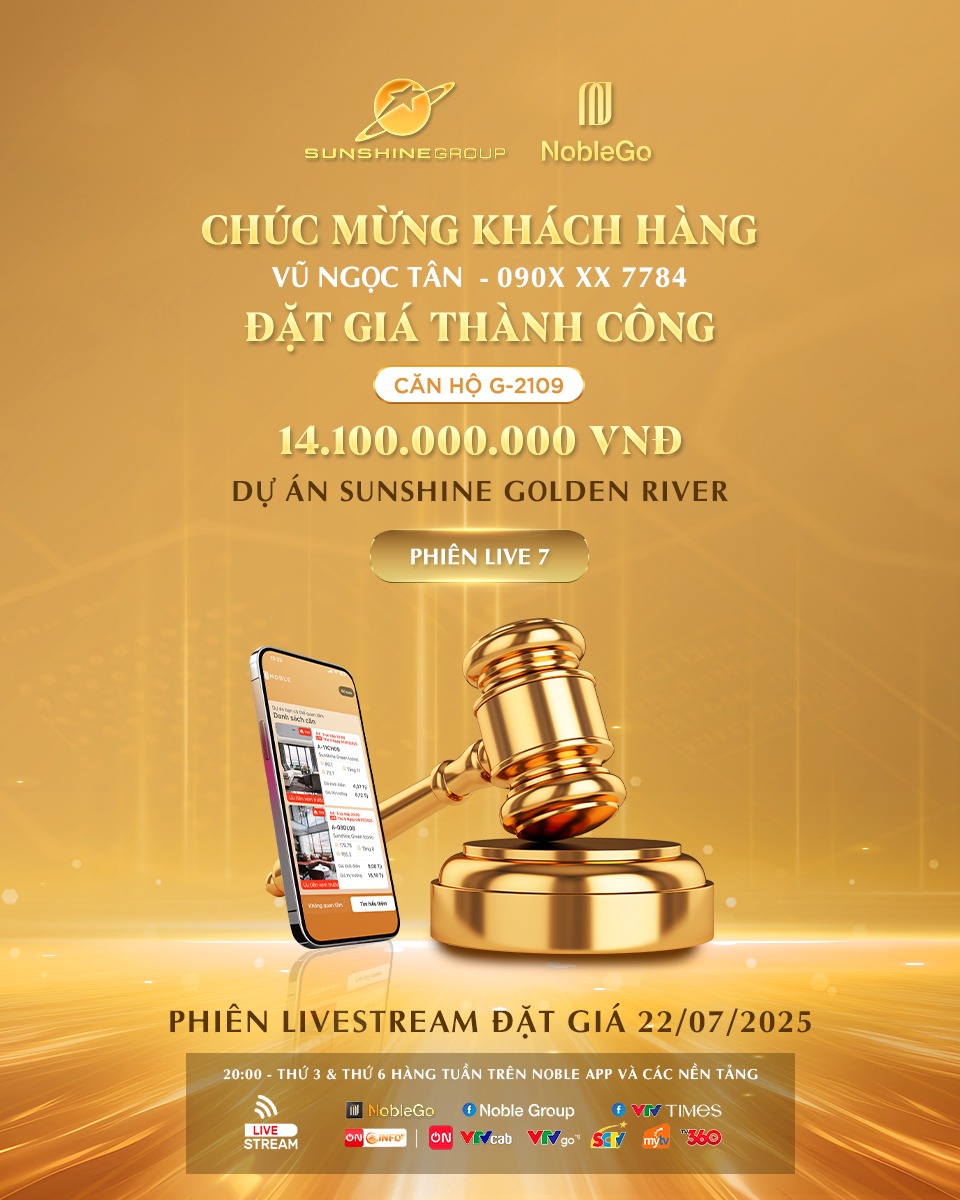 KẾT QUẢ NOBLEGO #07 – CHÚC MỪNG CHỦ NHÂN MỚI SỞ HỮU “VƯỜN TRÊN MÂY” G-2109!